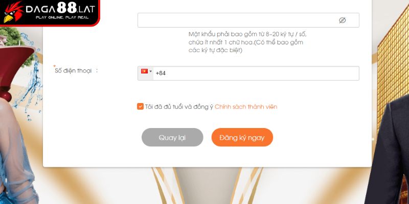 Đăng Ký DAGA88 - Hướng Dẫn Chi Tiết Cho Tân Thủ Tham Gia 1 Điều kiện cơ bản tân thủ cần có khi đăng ký nhà cái DAGA88