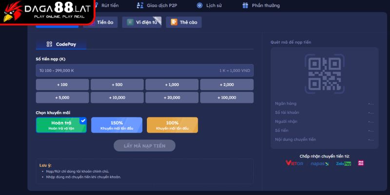 Giới Thiệu DAGA88 - Nhà Cái Hàng Đầu Châu Á Cực Kỳ Minh Bạch 3 Giao dịch nạp - rút siêu tốc