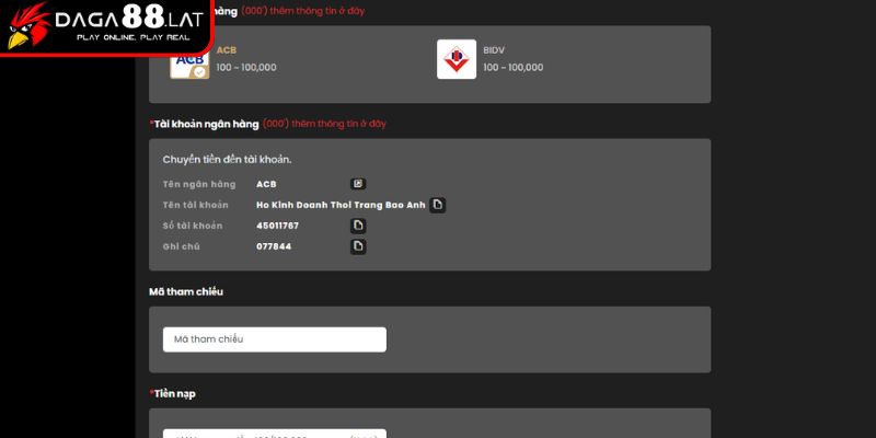 Nạp Tiền DAGA88 - Hướng Dẫn Chi Tiết, An Toàn Và Nhanh Chóng 3 Gián đoạn hệ thống